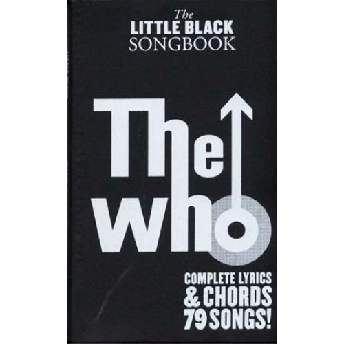 WHO THE - LITTLE BLACK SONGBOOK 79 SONGS - GUITAR