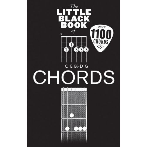 THE LITTLE BLACK BOOK OF CHORDS - GUITAR