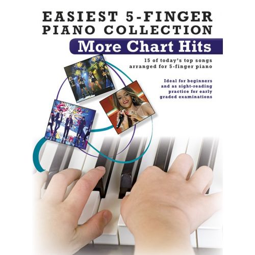 EASIEST 5-FINGER PIANO COLLECTION - MORE CHART HITS - PIANO SOLO