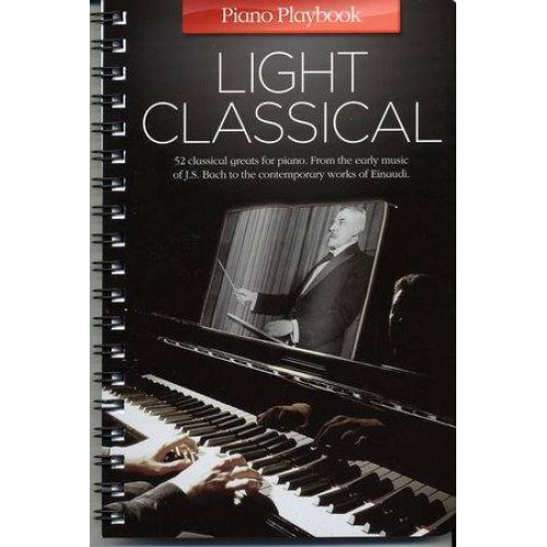 MUSIC SALES Piano Playbook - Light Classical - Piano