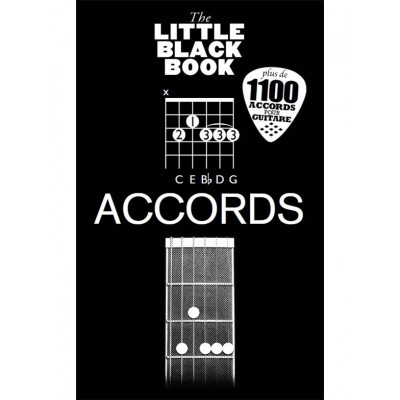  Guide Accords Guitare - Little Black Songbook - Edition Francaise