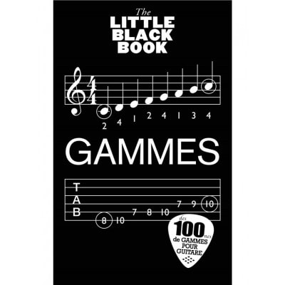 WISE PUBLICATIONS DICTIONNAIRE GAMMES GUITARE - LITTLE BLACK SONGBOOK - EDITION FRANCAISE 