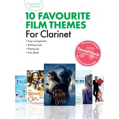 MUSIC SALES GUEST SPOT INTERACTIVE - 10 FAVOURITE FILM THEMES FOR CLARINET