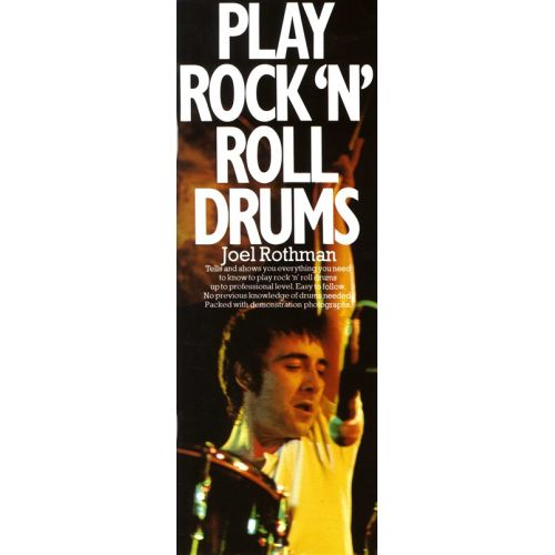 ROTHMAN JOEL - PLAY ROCK AND ROLL DRUMS-TUTOR/INSTRUCTION- DRUMS