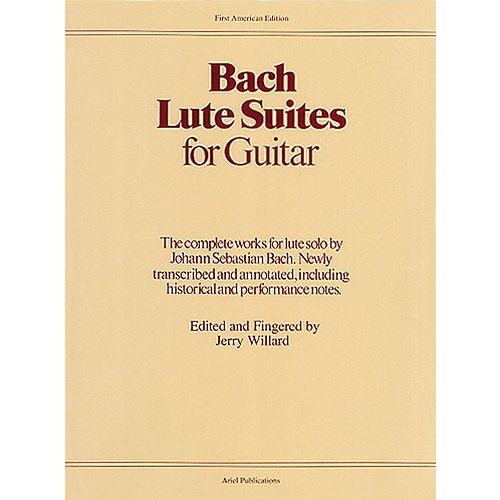 BACH LUTE SUITES FOR GUITAR - GUITAR