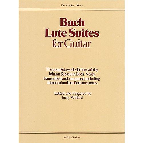 MUSIC SALES BACH LUTE SUITES FOR GUITAR - GUITAR
