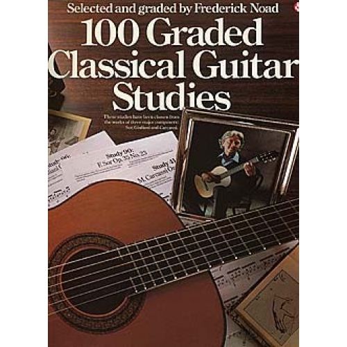MUSIC SALES 100 GRADED CLASSICAL GUITAR STUDIES - GUITAR