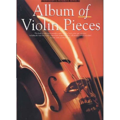 MUSIC SALES ALBUM OF VIOLIN PIECES VIOLIN AND PIANO- VIOLIN