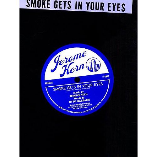 MUSIC SALES KERN SMOKE GETS IN YOUR EYES - PVG