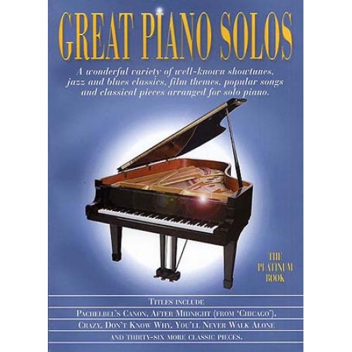 GREAT PIANO SOLOS - PLATINUM BOOK