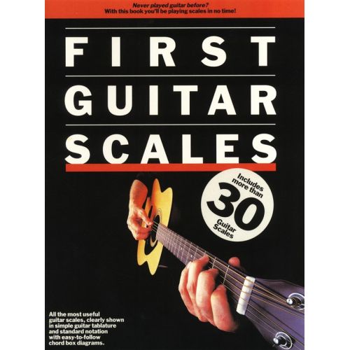 MUSIC SALES JONES ANDY - FIRST GUITAR SCALES - GUITAR TAB