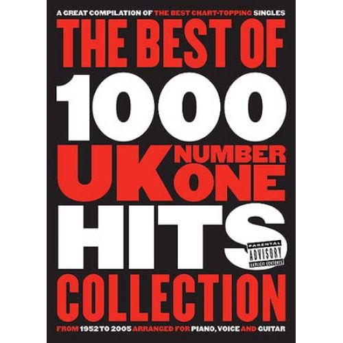 WISE PUBLICATIONS THE BEST OF 1000 UK NUMBER ONE HITS COLLECTION - PVG