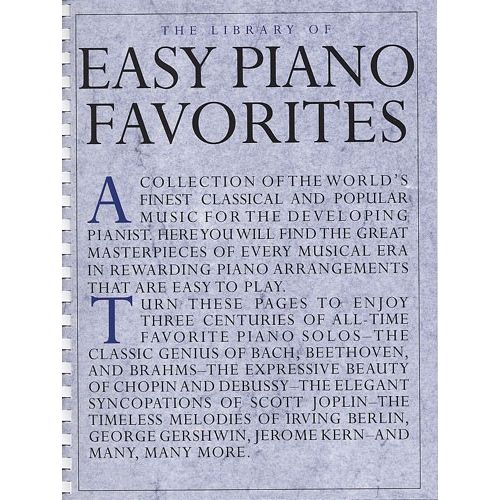 LIBRARY OF EASY PIANO FAVORITES