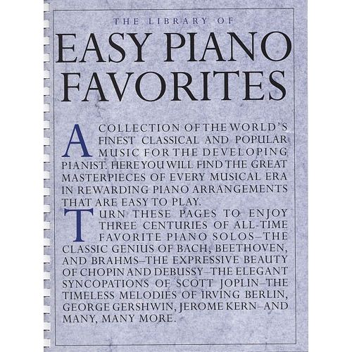 MUSIC SALES LIBRARY OF EASY PIANO FAVORITES