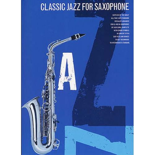 MUSIC SALES CLASSIC JAZZ FOR SAXOPHONE