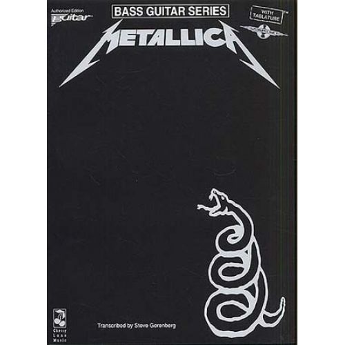 METALLICA - BASS GUITAR AND VOCAL - THE BLACK ALBUM - BASS GUITAR TAB