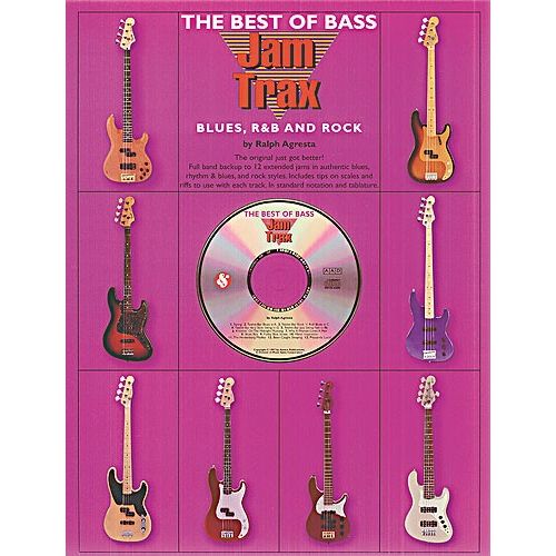 MUSIC SALES JAM TRAX THE BEST OF BASS BLUES, R&B AND ROCK + CD - BASS GUITAR