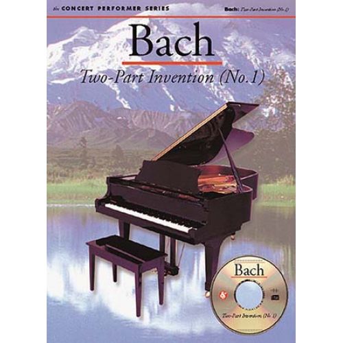 BACH J.S. - TWO-PART INVENTIONS - CONCERT PERFORMER SERIES + CD - PIANO SOLO