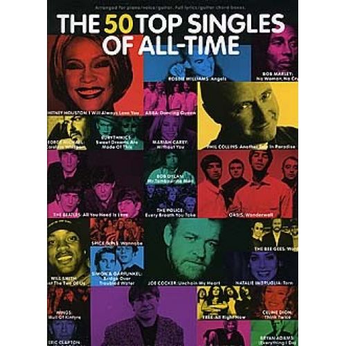 WISE PUBLICATIONS THE 50 TOP SELLING SINGLES OF ALL-TIME - PVG
