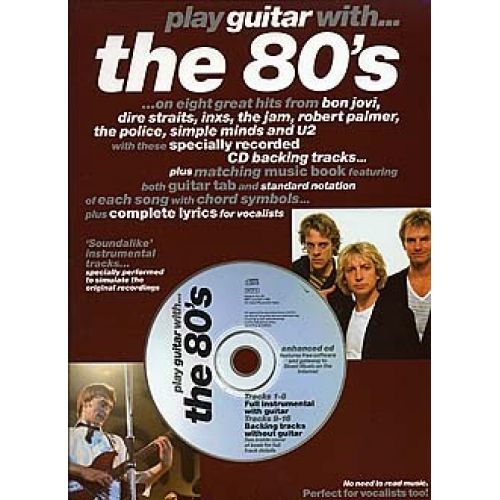 PLAY GUITAR WITH 80'S + CD - GUITAR TAB