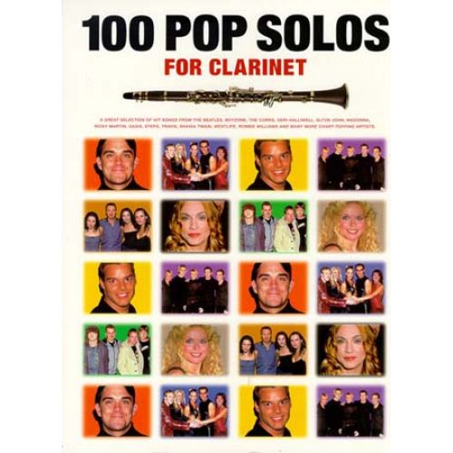 WISE PUBLICATIONS 100 POP SOLOS - CLARINET
