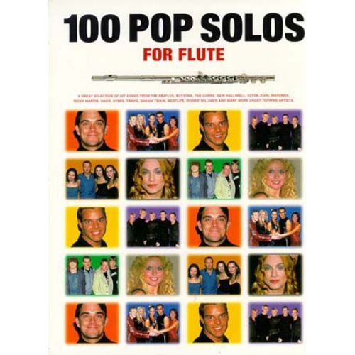 MUSIC SALES 100 POP SOLOS - FLUTE