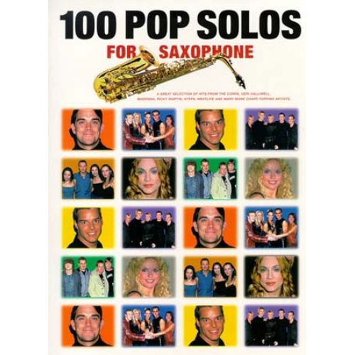 WISE PUBLICATIONS 100 POP SOLOS - SAXOPHONE