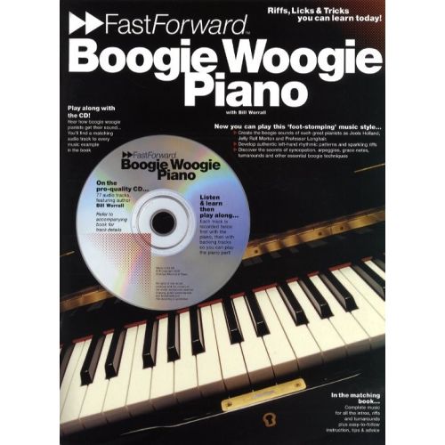 WISE PUBLICATIONS Worrall Bill - Fast Forward - Boogie Woogie + CD - Piano