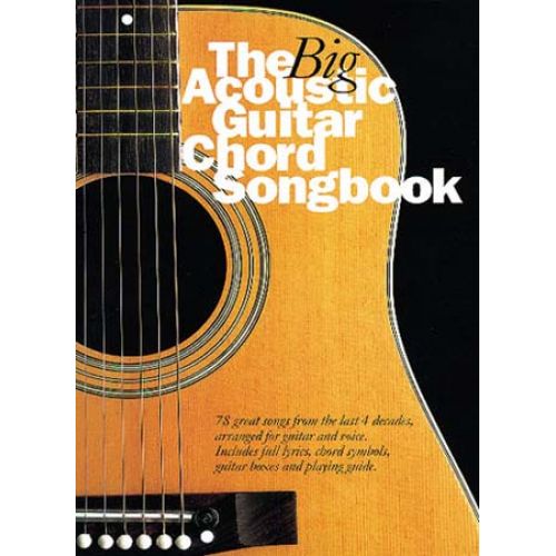WISE PUBLICATIONS CRISPIN NICK - THE BIG ACOUSTIC GUITAR CHORD SONGBOOK - LYRICS AND CHORDS