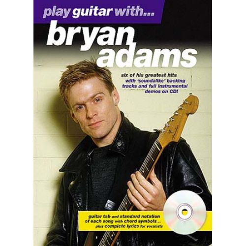 ADAMS BRYAN - PLAY GUITAR WITH + CD - GUITAR TAB