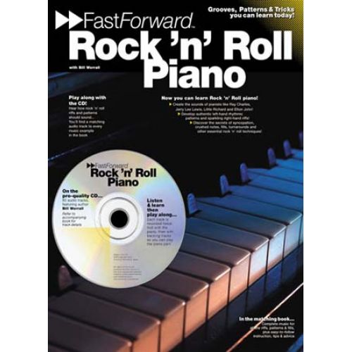 WORRALL BILL - FAST FORWARD - ROCK'N' ROLL + CD - PIANO