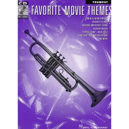 FAVORITE MOVIE THEMES + AUDIO ONLINE - TRUMPET