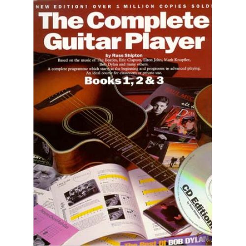 SHIPTON RUSS - COMPLETE GUITAR PLAYER BOOKS - BOOK N°1,2,3 + CD