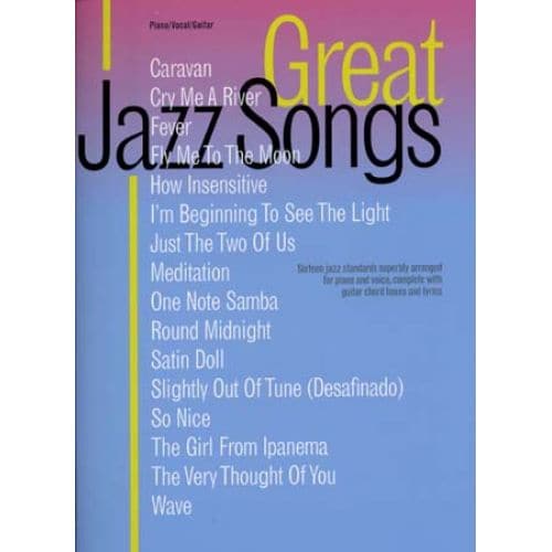GREAT JAZZ SONGS - PVG