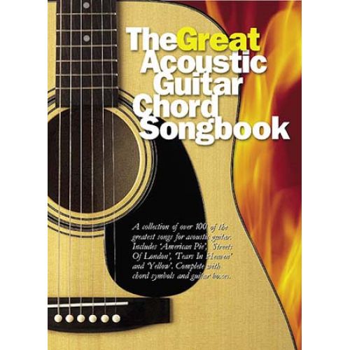 MUSIC SALES GREAT ACOUSTIC GUITAR CHORD SONGBOOK