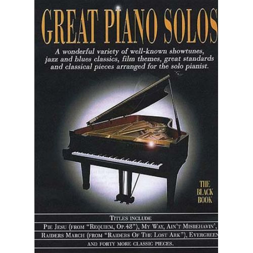 GREAT - PIANO SOLOS BLACK REVISED