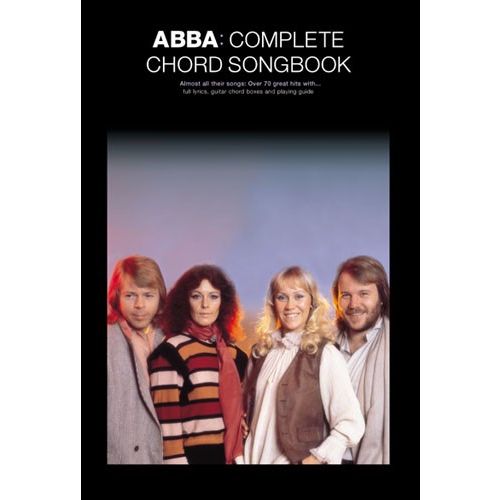 OMNIBUS PRESS - ABBA - COMPLETE CHORD SONGBOOK - LYRICS AND CHORDS