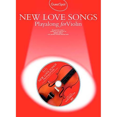WISE PUBLICATIONS GUEST SPOT - NEW LOVE SONGS PLAYALONG FOR + CD - VIOLON