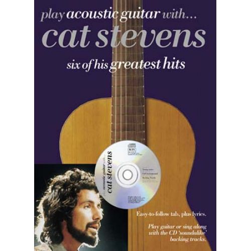 WISE PUBLICATIONS PLAY GUITAR WITH CAT STEVENS + CD - GUITARE TAB