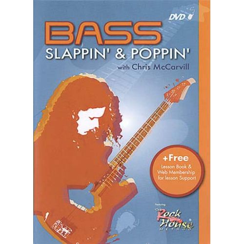 MUSIC SALES METHODE DVD - MC CARVILL - BASS SLAPPIN' & POPPIN'