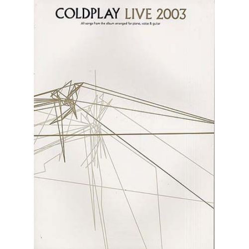 MUSIC SALES COLDPLAY - LIVE 2003 - PVG