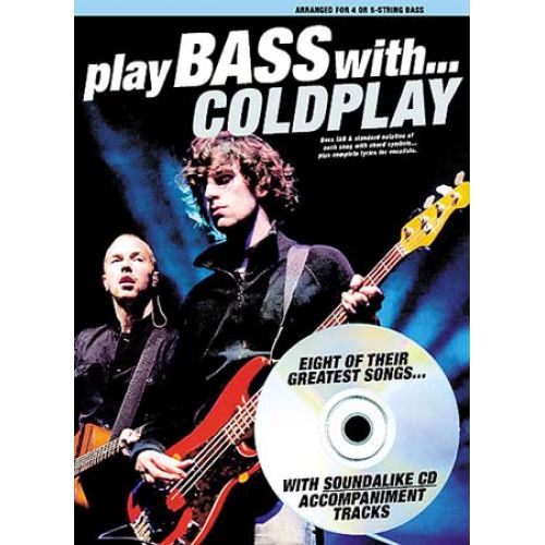 WISE PUBLICATIONS COLDPLAY PLAY BASS WITH CD