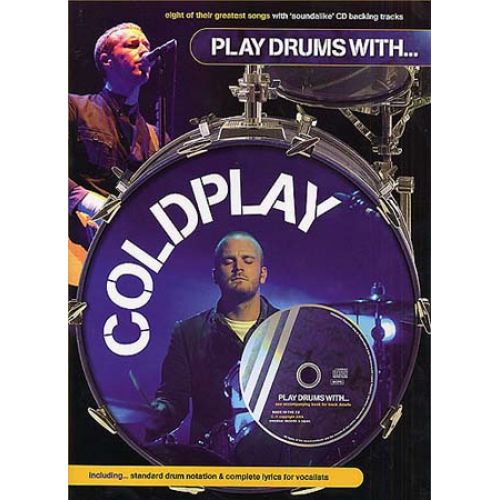 COLDPLAY PLAY DRUMS WITH + CD