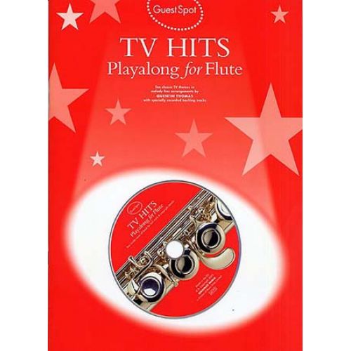WISE PUBLICATIONS GUEST SPOT - SMASH HITS PLAYALONG FOR + CD - FLUTE