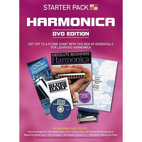  In A Box Starter Pack Harmonica + Cd - Harmonica