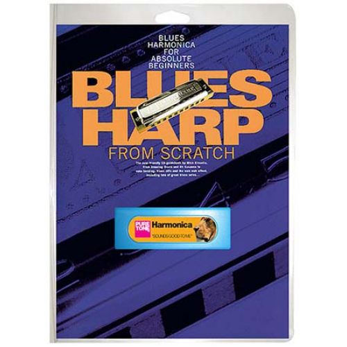 BLUES HARP FROM SCRATCH HARM + CD - HARMONICA