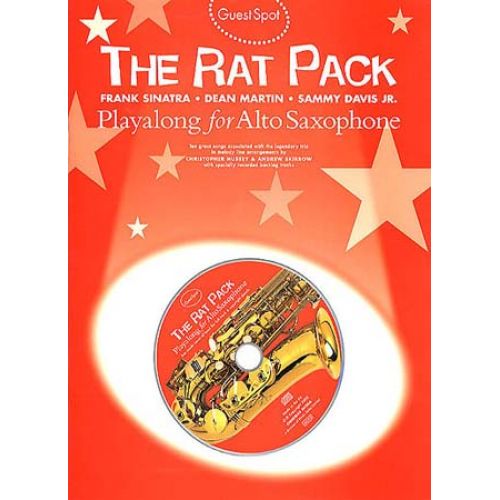 MUSIC SALES GUEST SPOT - RAT PACK + CD - SAX ALTO