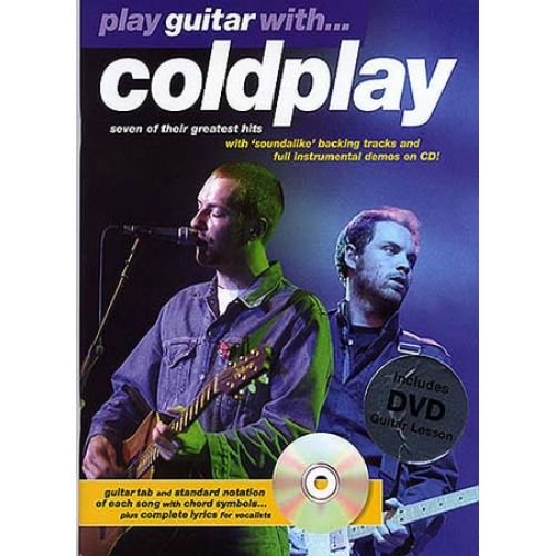 COLDPLAY - PLAY GUITAR WITH + CD + DVD - GUITAR TAB