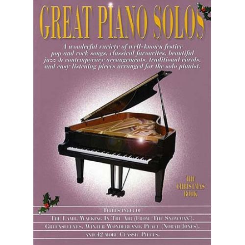 WISE PUBLICATIONS GREAT PIANO SOLOS - CHRISTMAS BOOK