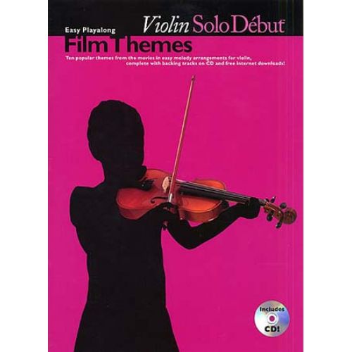 WISE PUBLICATIONS SOLO DEBUT - FILM THEMES + CD - VIOLIN